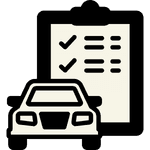 Vehicle paint assessment process with measurement tools at Dynamite Details Delaware