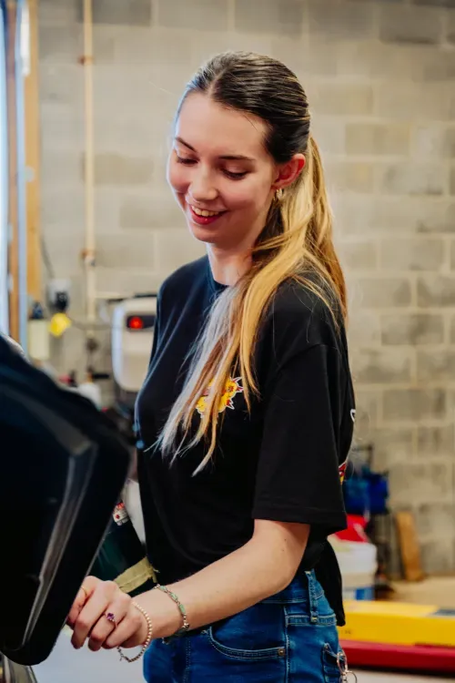 Paige, detailer at Dynamite Details